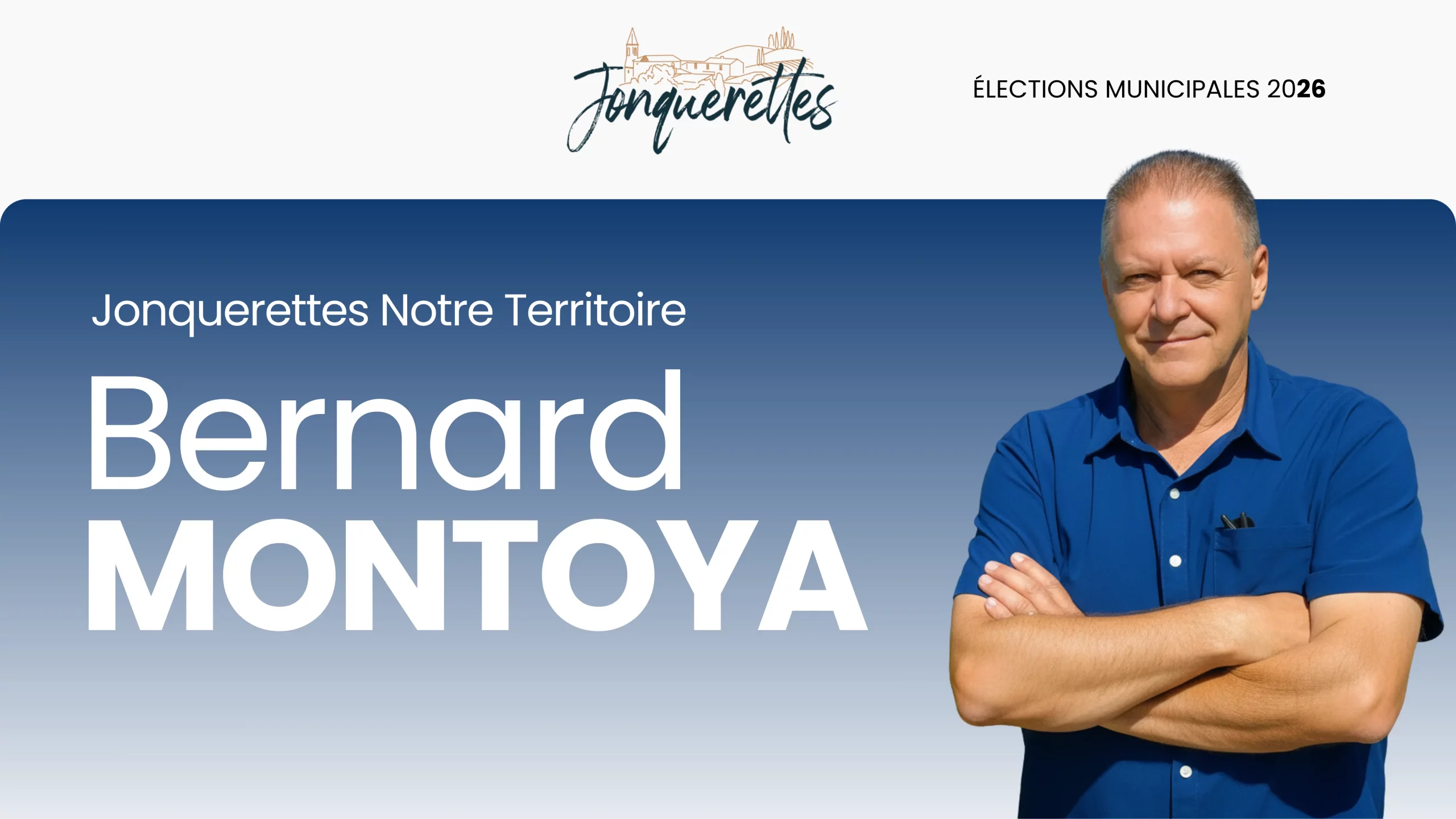 En tête du site one-page crée pour la liste Jonquerettes Notre Territoire.